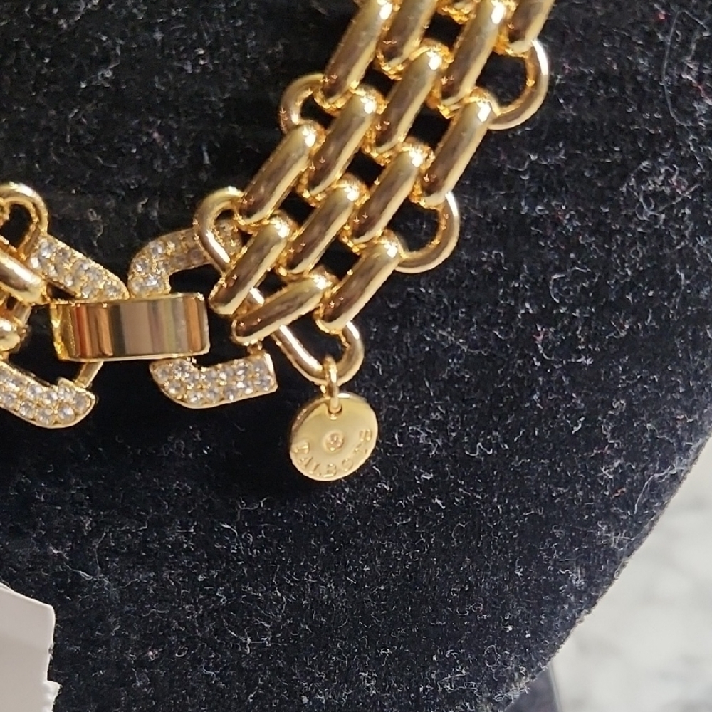 Talbots Gold Double Chain Necklace - Picture 7 of 7